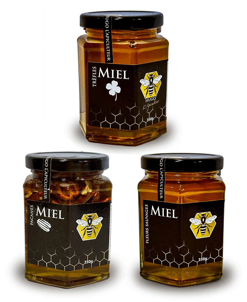 Trio cadeau gourmand miel et pacanes